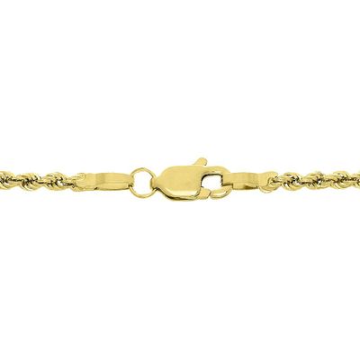Hollow Rope Chain in 14K Yellow Gold, 24"