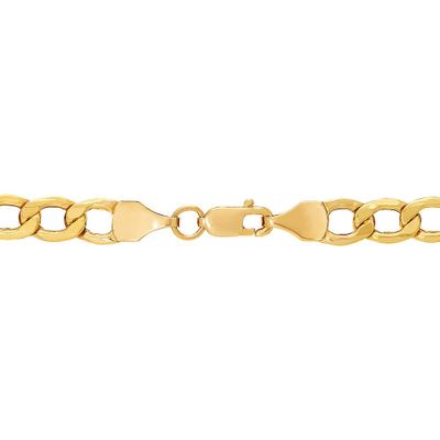 Men's Polished Figaro Chain in 14K Yellow Gold, 24"