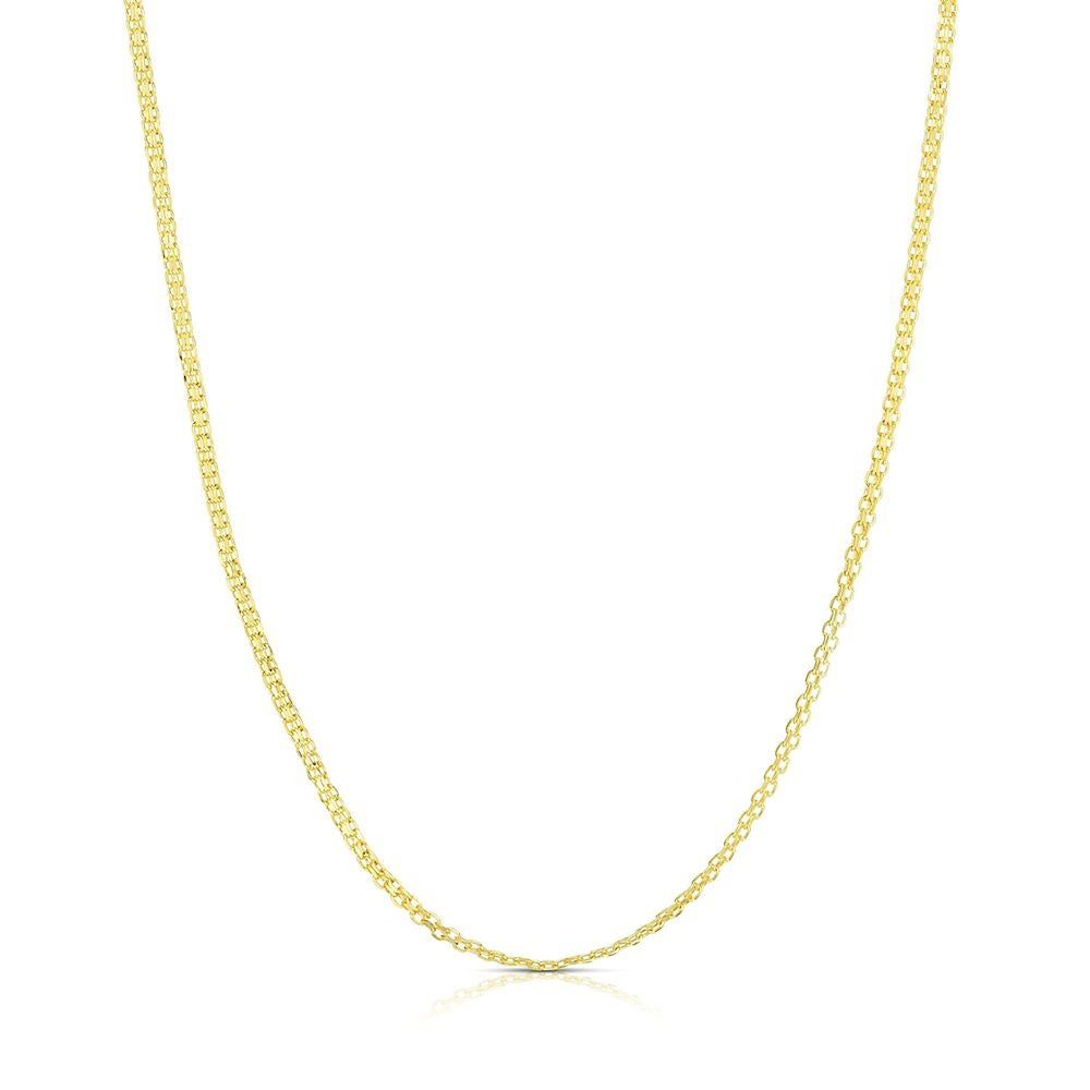 Byzantine Chain in 14K Yellow Gold, 22"