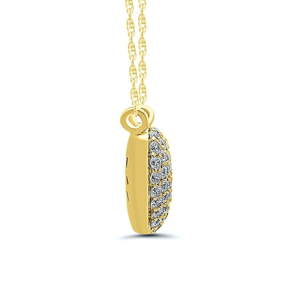 1/7 ct. tw. Diamond Heart Necklace in 10K Gold