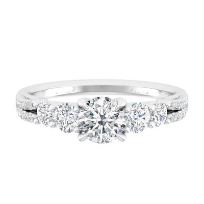 1 ct. tw. Helzberg Diamond Masterpiece® Engagement Ring 14K White Gold