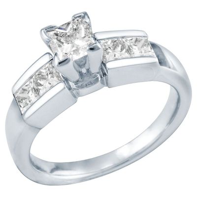 1 1/2 ct. tw. Diamond Engagement Ring 18K Gold