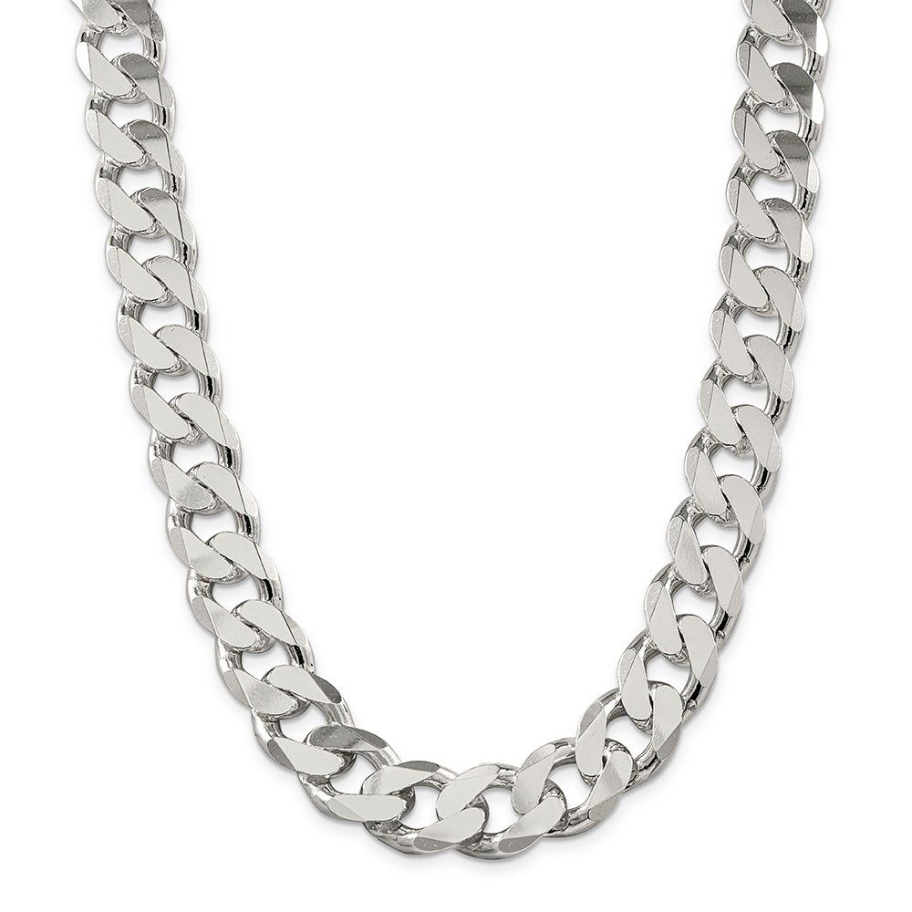 KEZEF 9mm 925 Sterling Silver Cuban Curb Link Chain Necklace 28 inch, 28,  Sterling Silver: Buy Online at Best Price in Egypt - Souq is now Amazon.eg