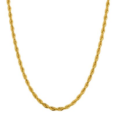 Men's Rope Chain in 14K Yellow Gold, 26"