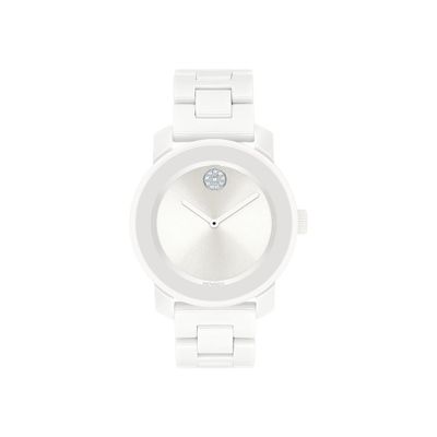 Ceramic Women's Watch in White Ceramic, 36mm