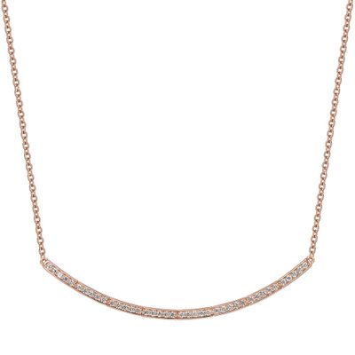1/3 ct. tw. Diamond Necklace in 10K Rose Gold