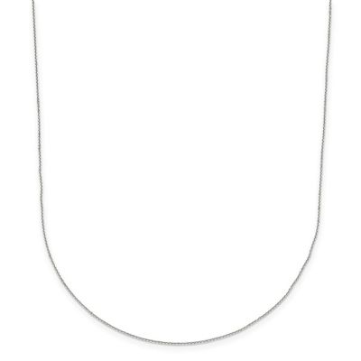 Cable Chain in 14K White Gold, 22"