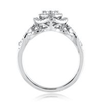 1/2 ct. tw. Diamond Halo Ring 10K White Gold