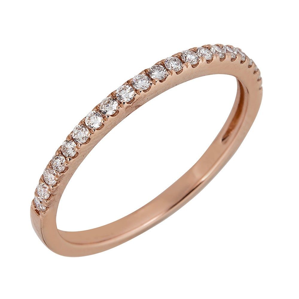 Shades of Love™ Morganite & 3/4 ct. tw. Diamond Ring Set 14K Rose Gold