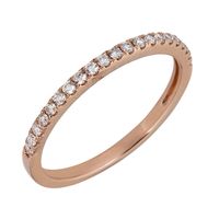 Shades of Love™ Morganite & 3/4 ct. tw. Diamond Ring Set 14K Rose Gold