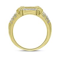 Men's 10k Yellow Gold Ring with Diamonds (1 ct. tw.)