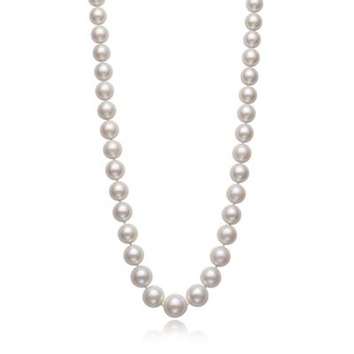Freshwater Pearl Necklace in 14K Yellow Gold
