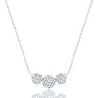 3/8 ct. tw. Diamond Necklace in 10K White Gold