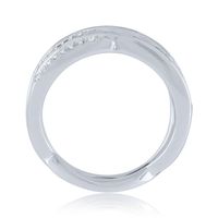 Sapphire & 1/5 ct. tw. Diamond Ring Enhancer 14K White Gold