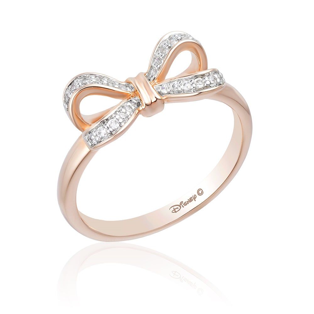 Enchanted Disney 1/10 ct. tw. Diamond Snow White Ring 10K Rose Gold