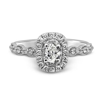 Susan Oval Diamond Engagement Ring 14k White Gold (7/8 ct. tw.)