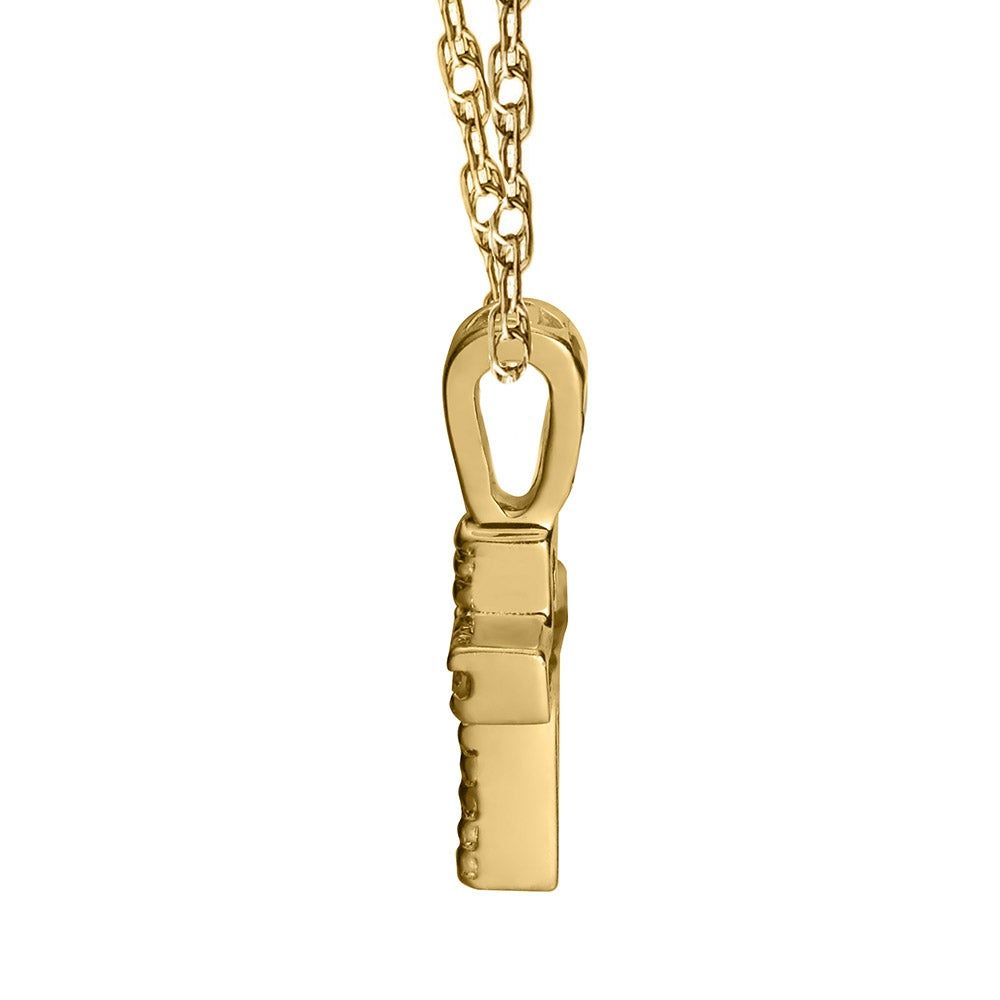 Children's Cross Pendant in 14K Yellow Gold