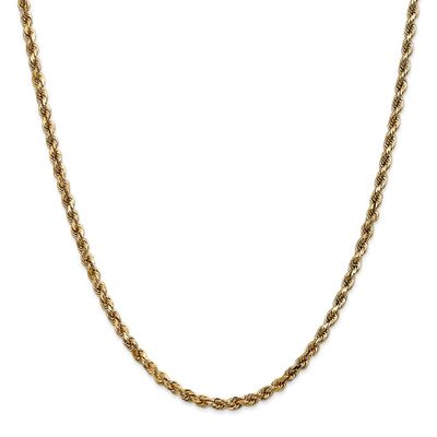 Men's Rope Chain in 14K Yellow Gold, 28"