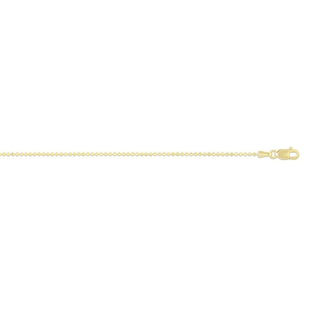 Bead Chain in 14K Yellow Gold, 18"