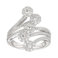 1 ct. tw. Diamond Five-Stone Ring 10K White Gold