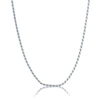 Rope Sterling Silver Chain, 16"