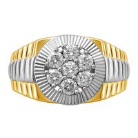 Men's 1 ct. tw. Diamond Ring 10K Yellow & White Gold