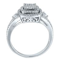 3/4 ct. tw. Diamond Ring 10K White Gold