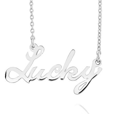 Personalized Pendant in Sterling Silver