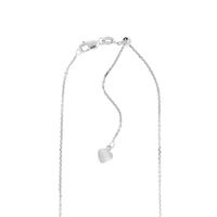 Adjustable Cable Chain in Sterling Silver, 22"