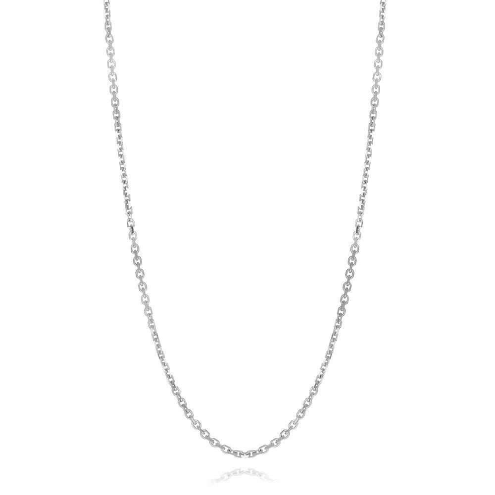Adjustable Cable Chain in Sterling Silver, 22"
