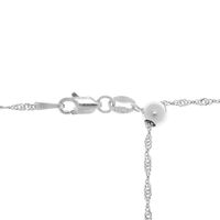 Singapore Chain in Sterling Silver, 22"