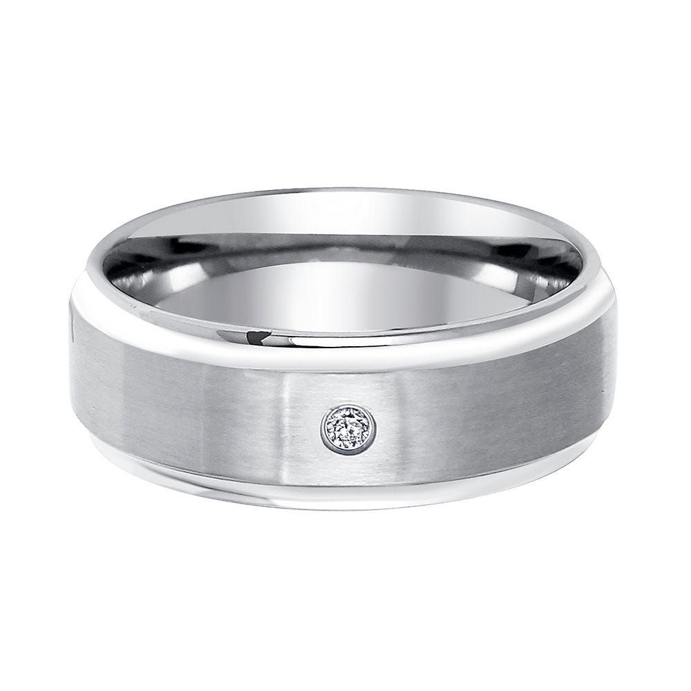 Men's Diamond Band Stainless Steel