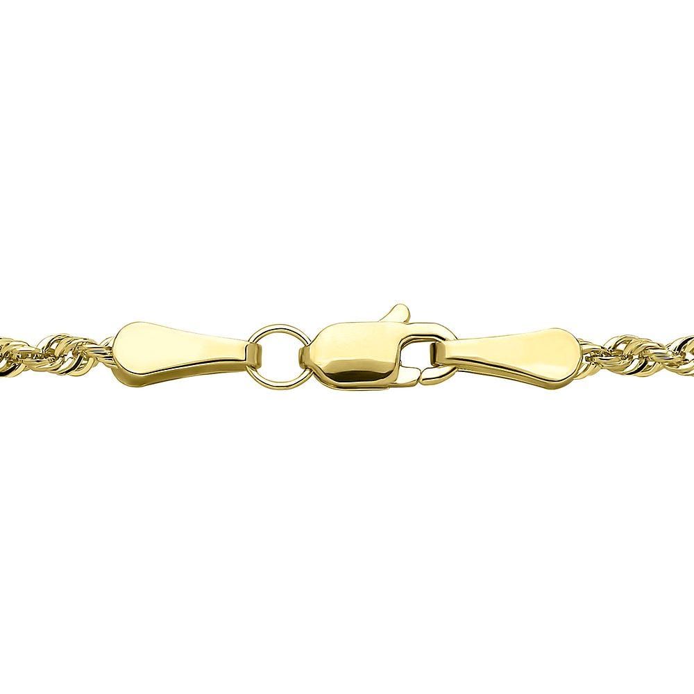 Endura Gold® Glitter Rope Chain in 14K Yellow Gold, 18"