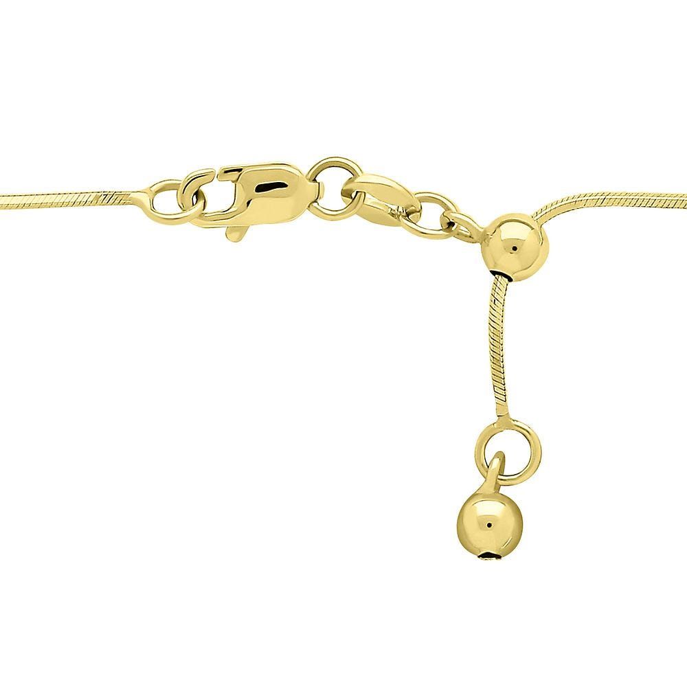 Endura Gold® Adjustable Snake Chain in 14K Yellow Gold, 19.5"