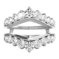 ct. tw. Diamond Ring Enhancer 14K White Gold