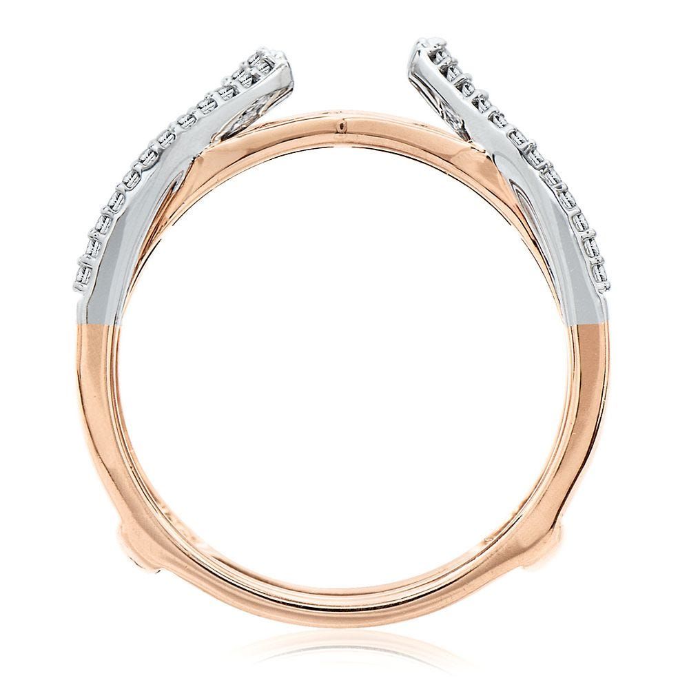 1/2 ct. tw. Diamond Ring Enhancer 10K Rose Gold