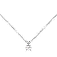 1/2 ct. tw. Diamond Solitaire Pendant in 14K White Gold