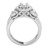 1 ct. tw. Diamond Three-Stone Ring 14K White Gold