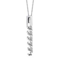 Energy™ by Sirena® Diamond Spiral Pendant in 14K White Gold (1/5 ct. tw.)