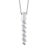 Energy™ by Sirena® Diamond Spiral Pendant in 14K White Gold (1/5 ct. tw.)