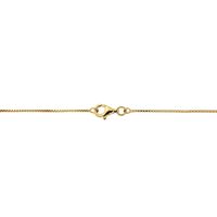 Diamond Bar Necklace in 10K Yellow Gold