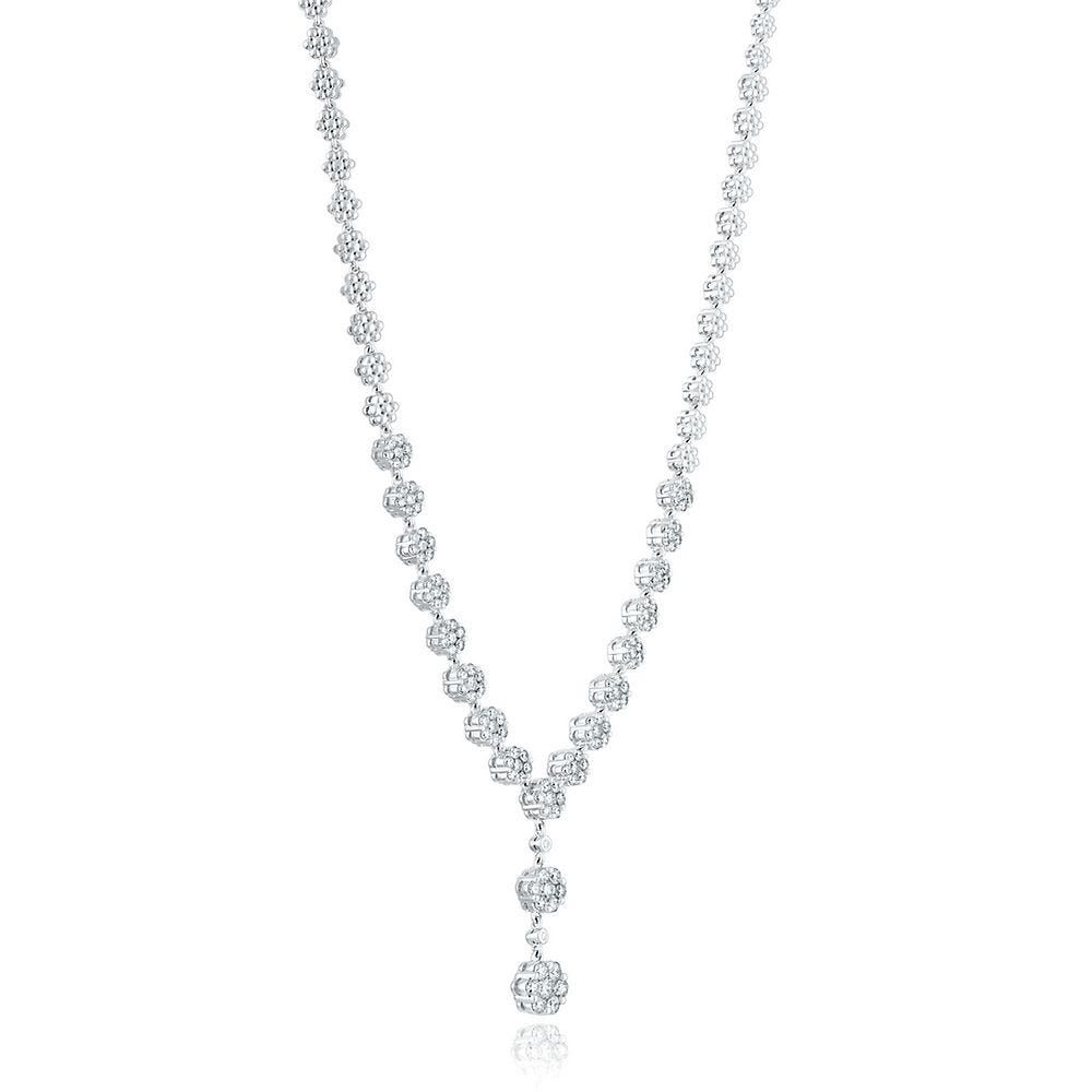 3 ct. tw. Diamond Necklace in 10K White Gold