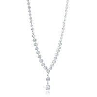 3 ct. tw. Diamond Necklace in 10K White Gold