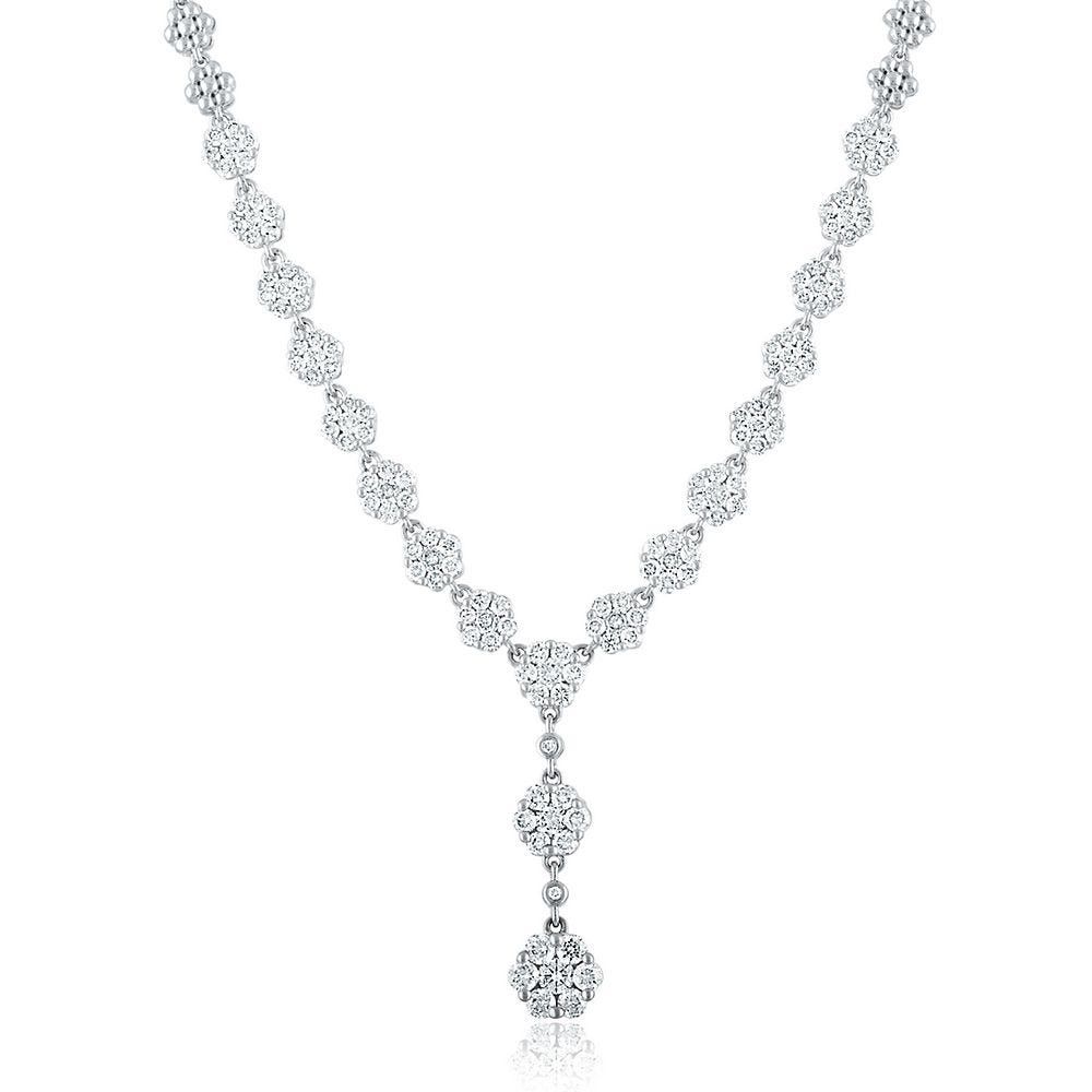 3 ct. tw. Diamond Necklace in 10K White Gold