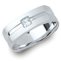 Men's 1/10 ct. tw. Diamond Ring Sterling Silver
