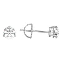 Radiant Star® 3/4 ct. tw. Diamond Stud Earrings in 14K White Gold