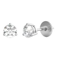 Radiant Star® 3/4 ct. tw. Diamond Stud Earrings in 14K White Gold