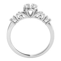 Cinderella Diamond Promise Ring 10K White Gold (1/4 ct. tw.)