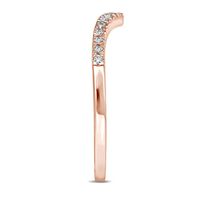 1/ ct. tw. Diamond Contour Band 14K Rose Gold