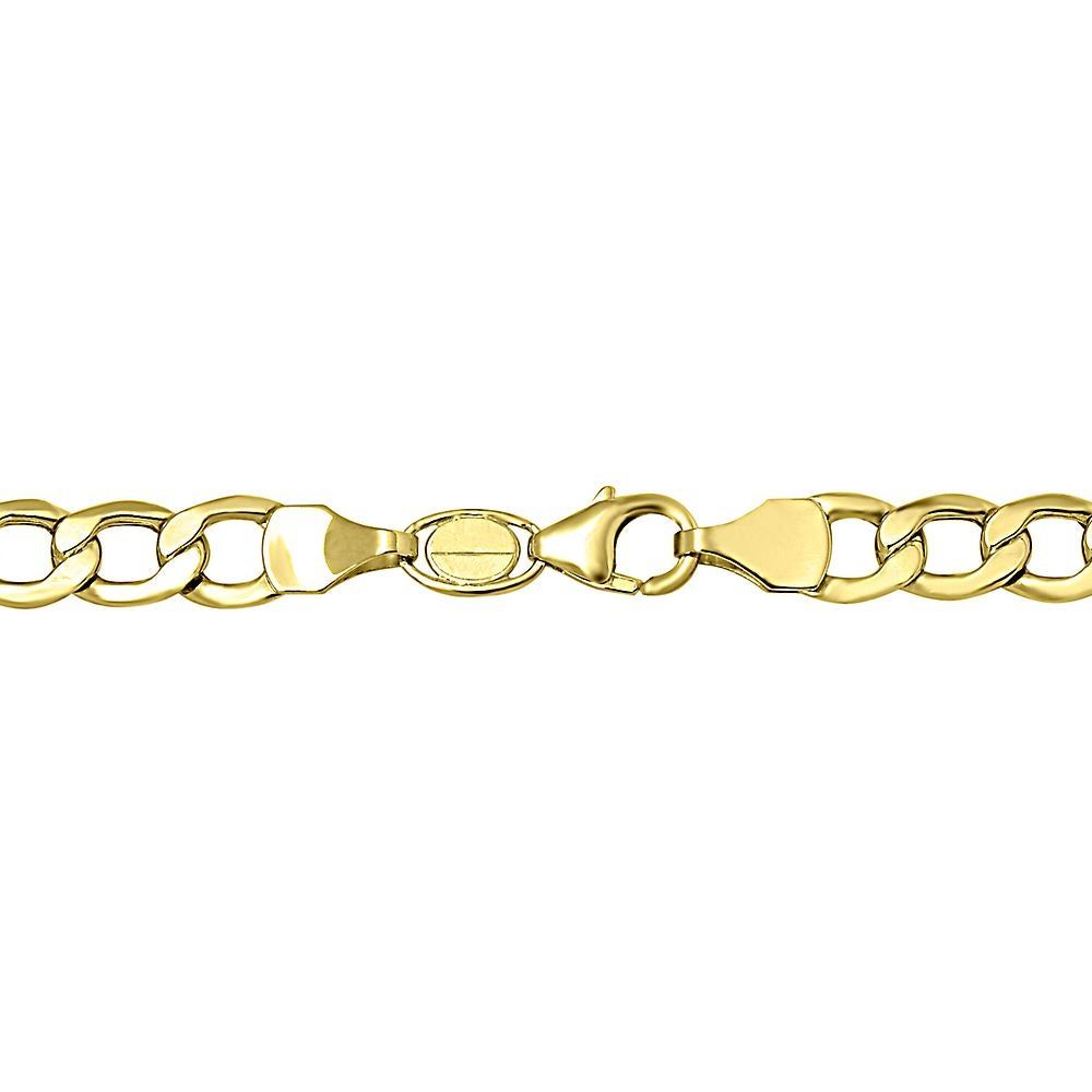 Men's Polished Figaro Chain in 14K Yellow Gold, 22"